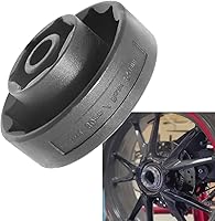 Vista 3 de Herramienta de enchufe de tuerca de eje de rueda compatible con Ducati Motocicleta 1.181 in 2.165 in Tuerca de eje delantero trasero Extraer