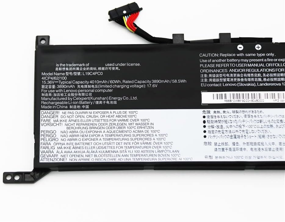 互換 適用の L19C4pc0 60Wh 15.36V 用の 対応 for 拯救者Y7000 R7000 2020 L19C4PC0
