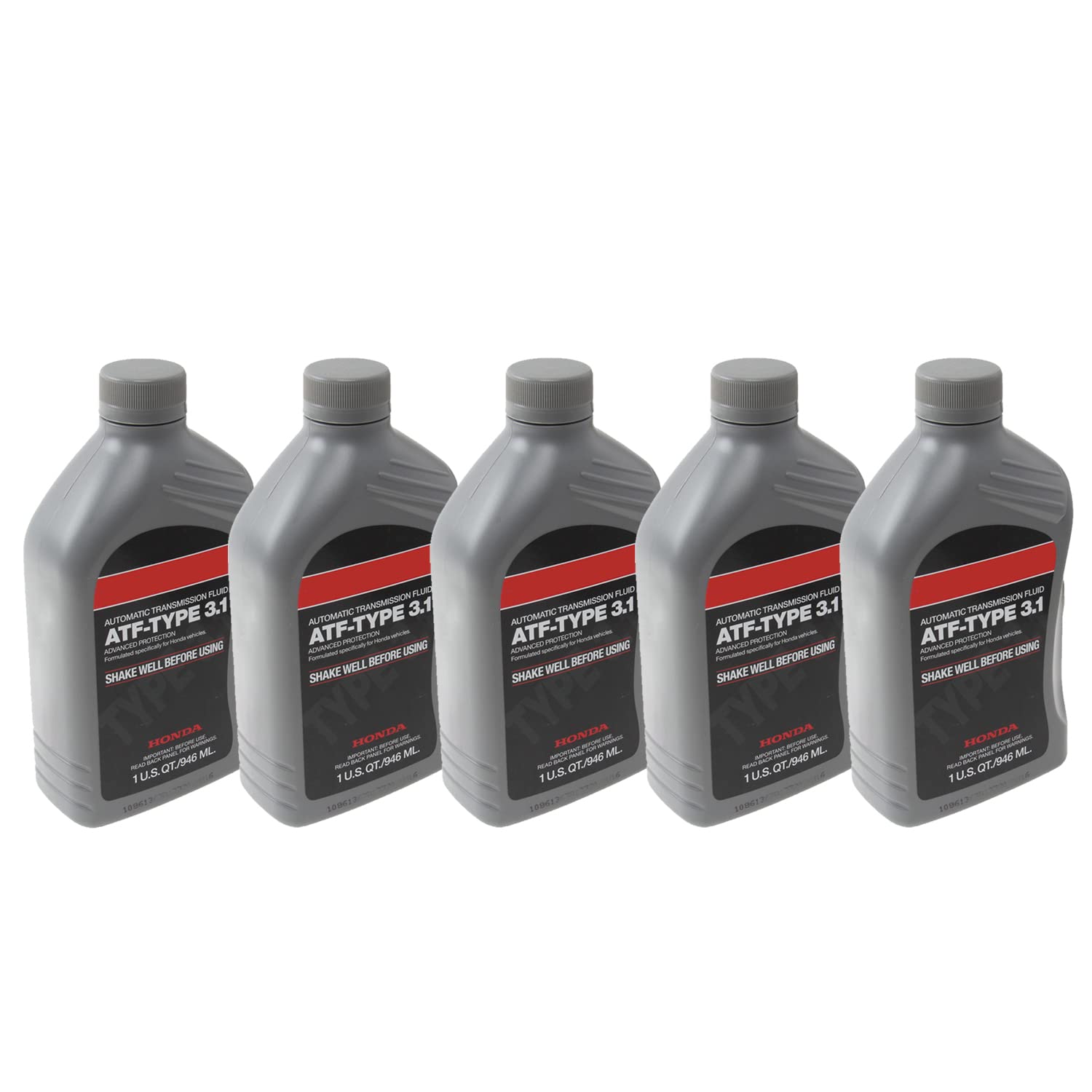 Genuine OEM Automatic Transmission Fulid 5 Quarts ATF-Type 3.1 (5x1 Qt) For Honda