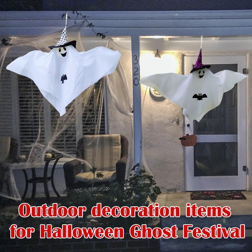 Halloween Geist-Deko Aus Harz - Wetterfest, Schaukelnd, Für Innen & Außen