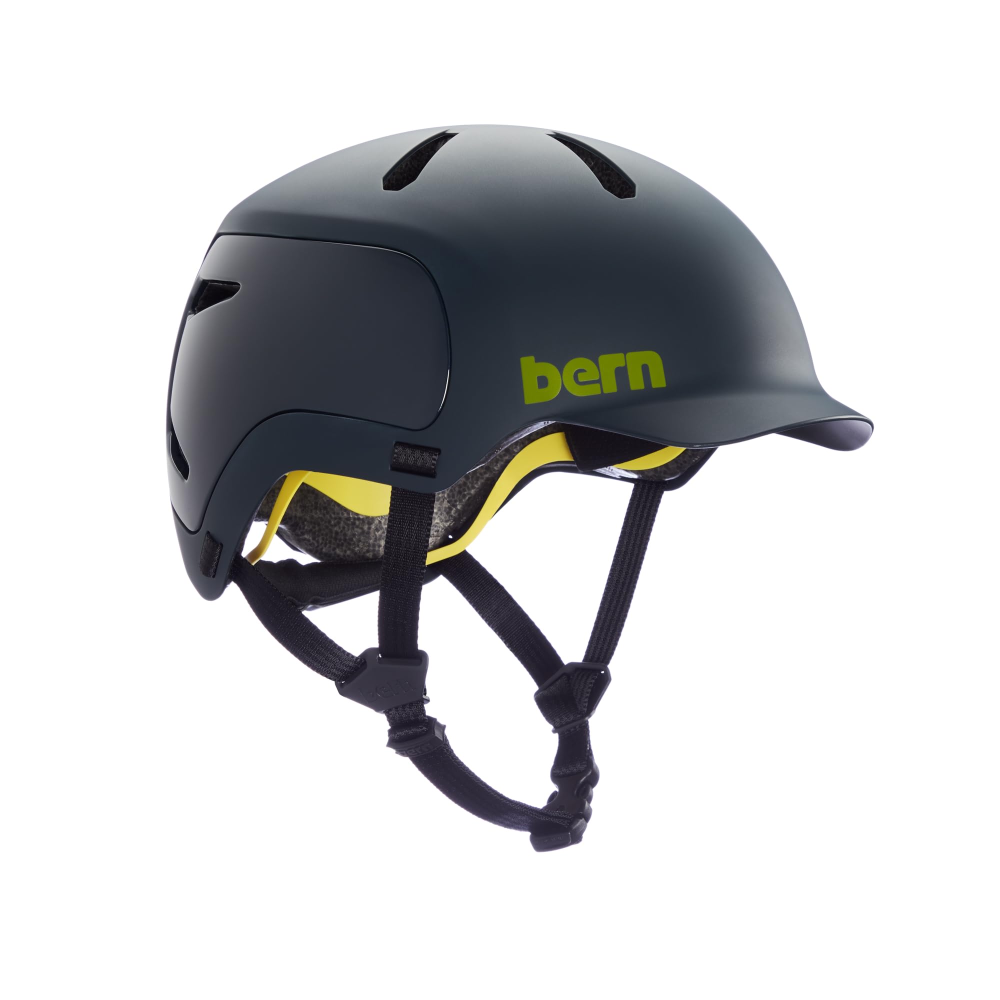 Bern Watts 2.0 MIPS Adult Bike Helmet with Rotational Impact Safety?Adjustable Adapts to All Seasons? EN1078 Certified? Small ?Matte Forest — image 1