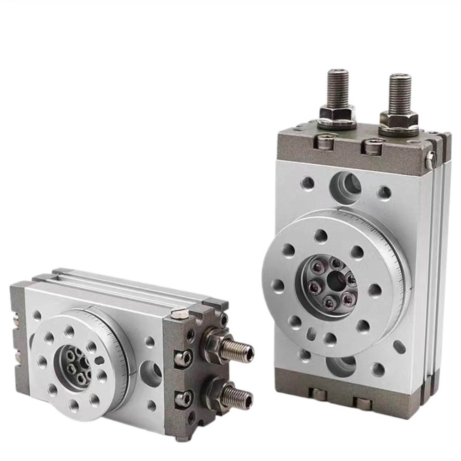 Vérin pneumatique rotatif MSQB-30A pour automatiser le retournement de pièces
