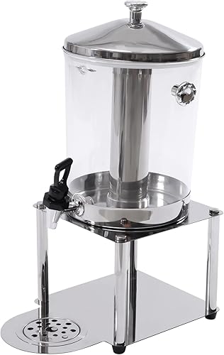 Dispensadores de bebidas de 2 galones para fiestas, dispensador de bebidas de acero inoxidable, dispensador de té, dispensador de bebidas para