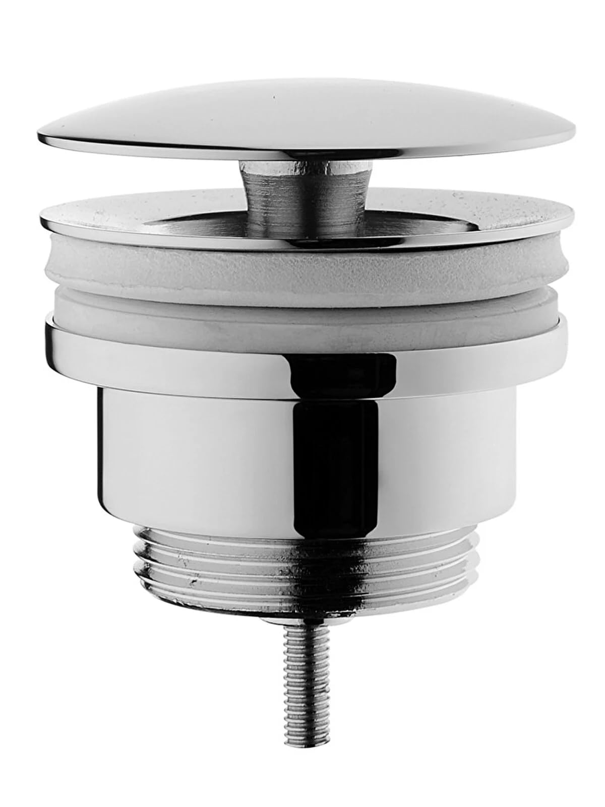 VitrA Origin A45148 Yuvarlak Lavabo Süzgeci, Universal, Sabit, Krom