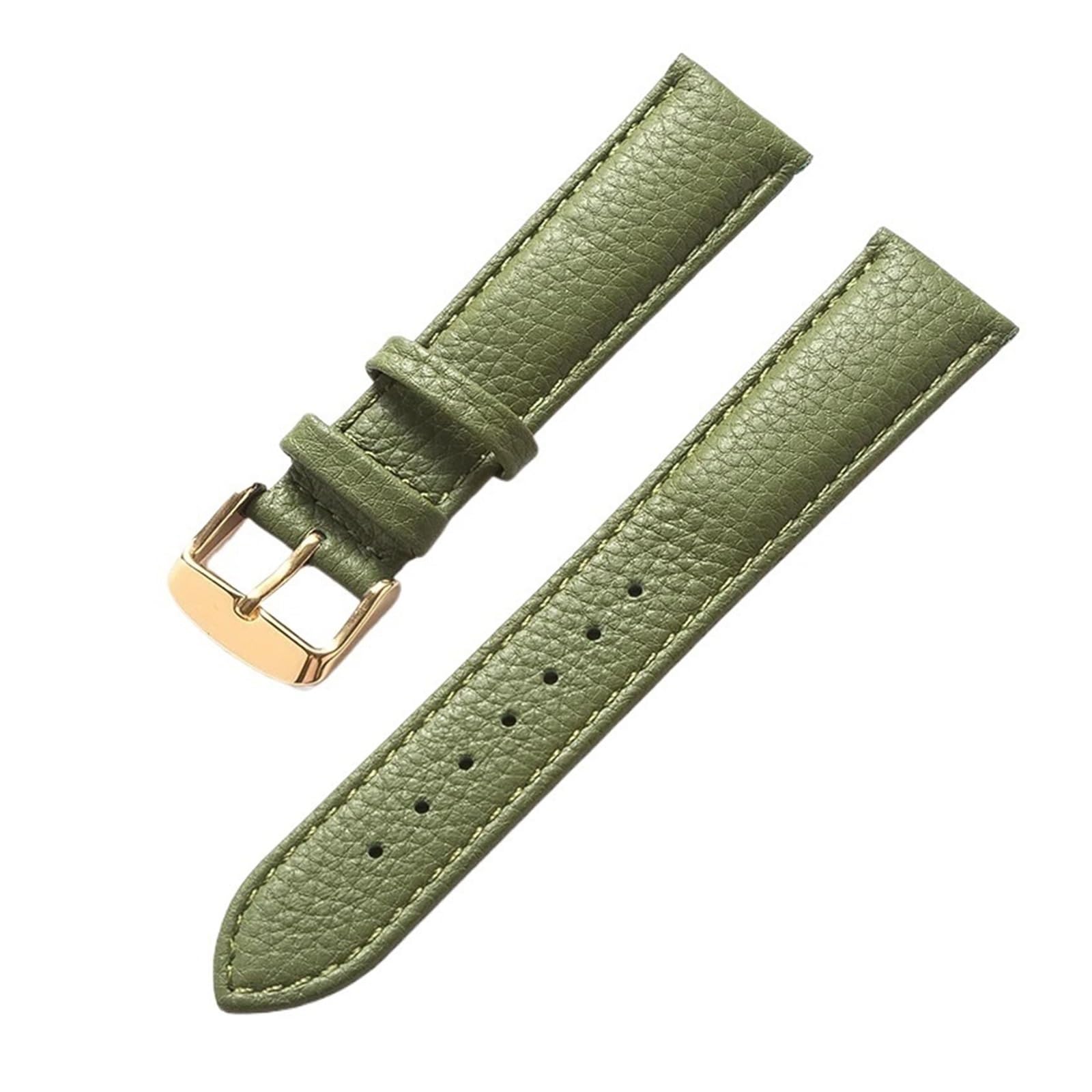 Genérico NASUNJIA Correa De Cuero Suave For Hombre Y Mujer, Accesorios For Correa De Reloj De 16mm, 18mm, 20mm Y 22mm