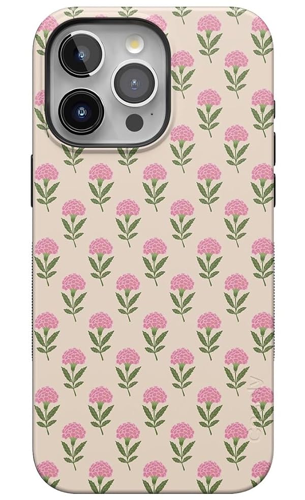 Casely iPhone 15 Pro Max Case | Jenna's Flowers | Fun on Weekdays | Bold Protective Design | Compatible with MagSafe by Casely - Used condition - US$13.14