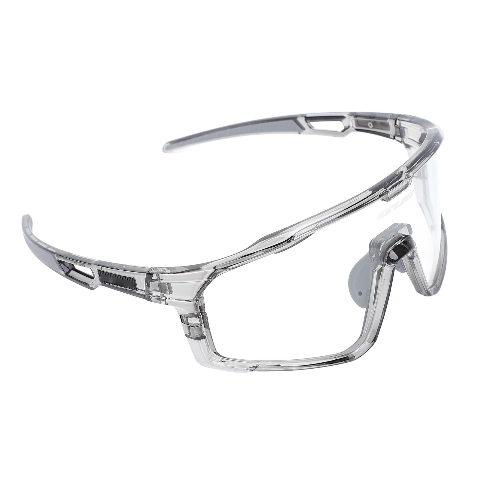 Hidyliu Photochrome Fahrradbrille, UV400, polarisiert, Sport-Sonnenbrille für Rennen, Fahren, Wandern, Herren und Damen, leicht