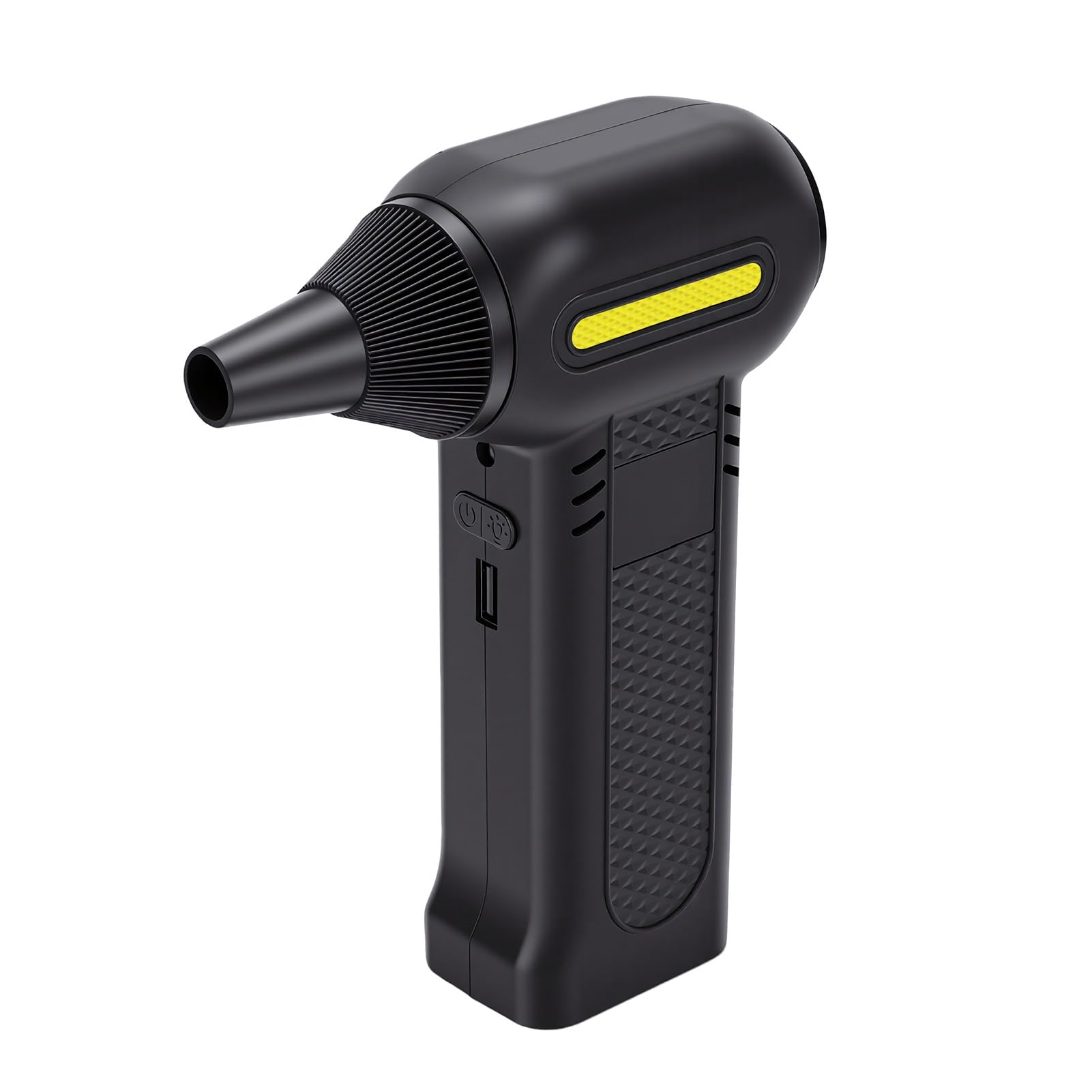 Cryfokt Akkuloses Gebläse, 5 Geschwindigkeiten Elektrischer Mini Bläser,