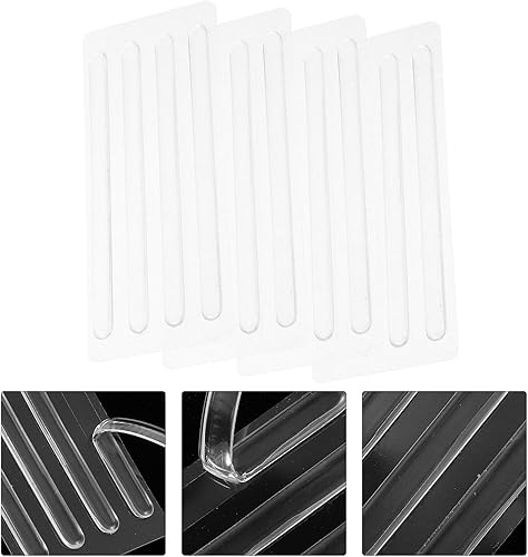 Miniatura 7 de EXCEART - 4 almohadillas de gel para talón y tacón de tacón, almohadillas transparentes para talón, almohadillas adhesivas para zapatos de tacón