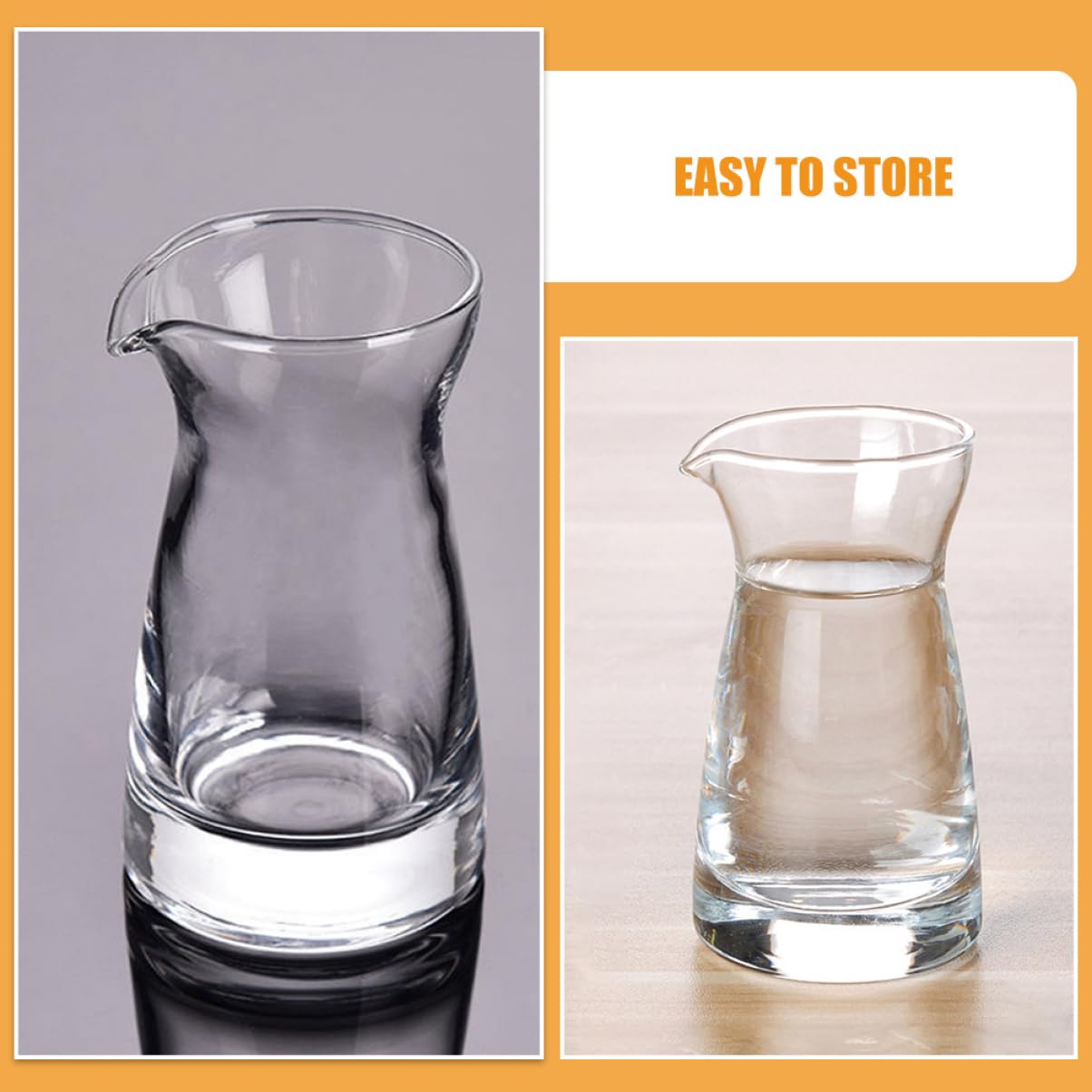 ABOOFAN Milchkännchen zur Frischebewahrung 80 Ml 6 Stück aus Glas mit Elegantem Design für Zuhause und Gastronomiebereich