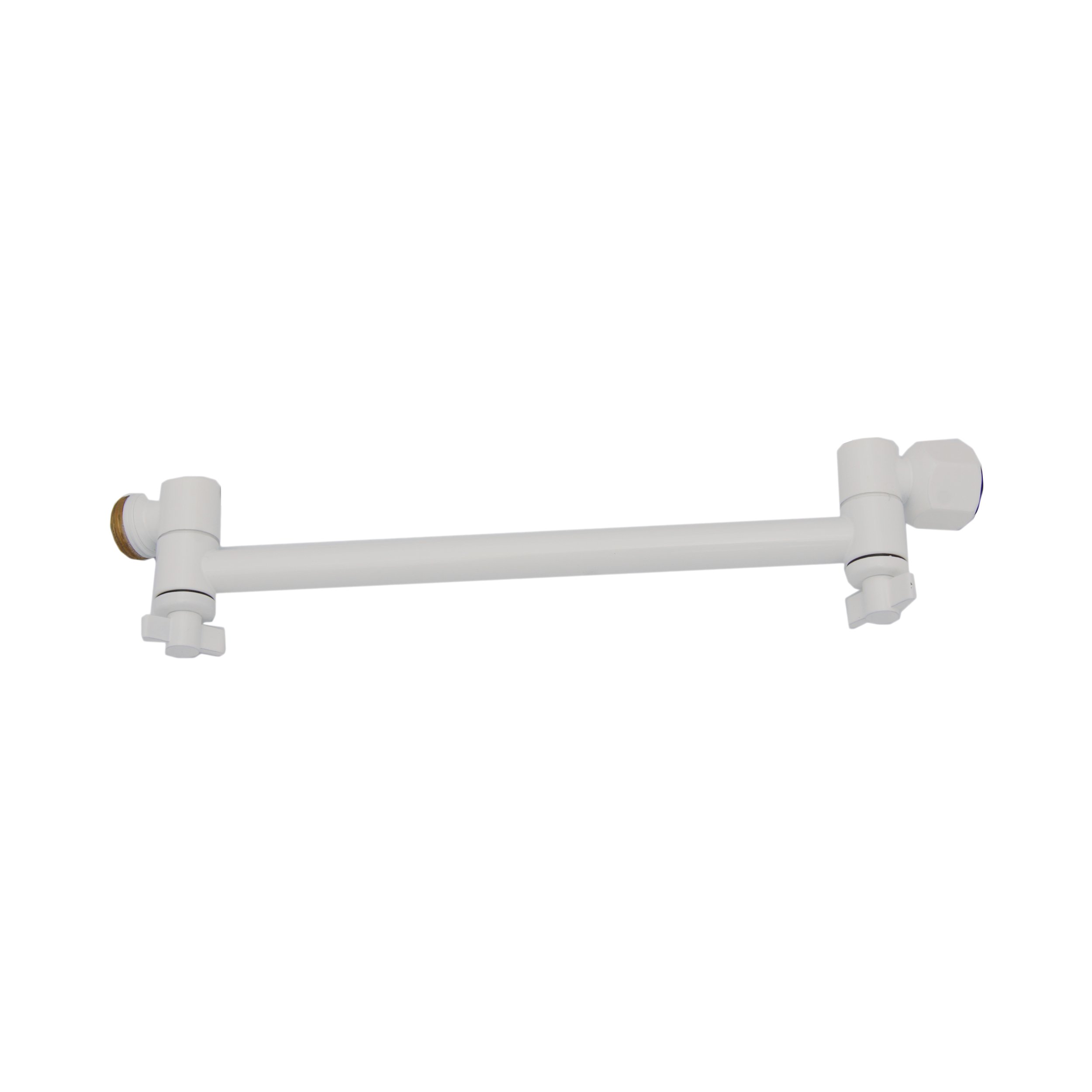 InterbathGlacier White High Low Adjustable Shower Arm,C27425WW