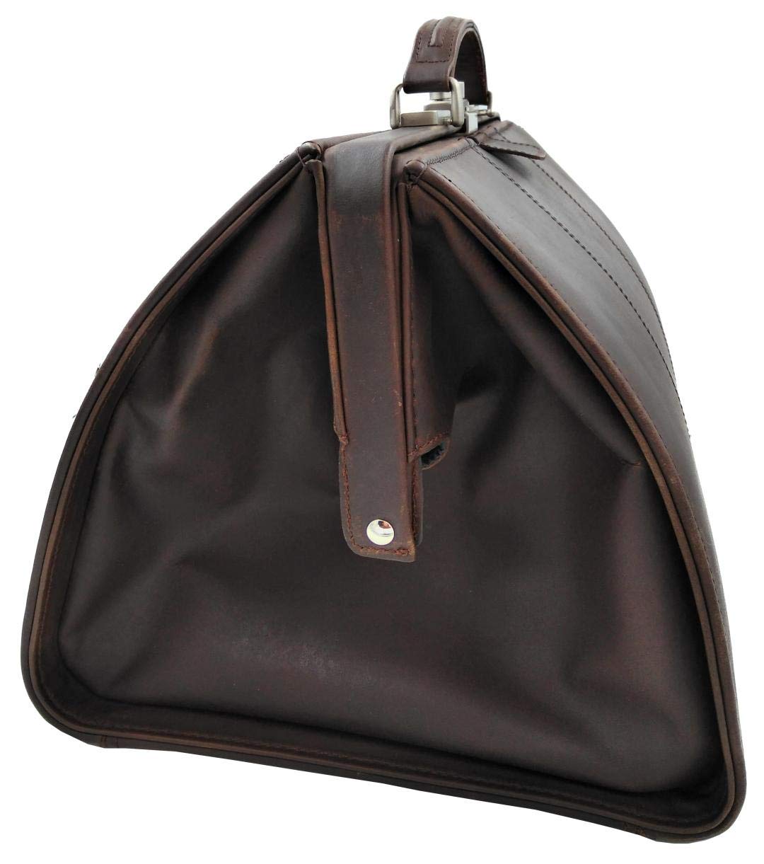 BARON of MALTZAHN Arzttasche Doktortasche KNEIPP aus braunem Leder + Lederpflege