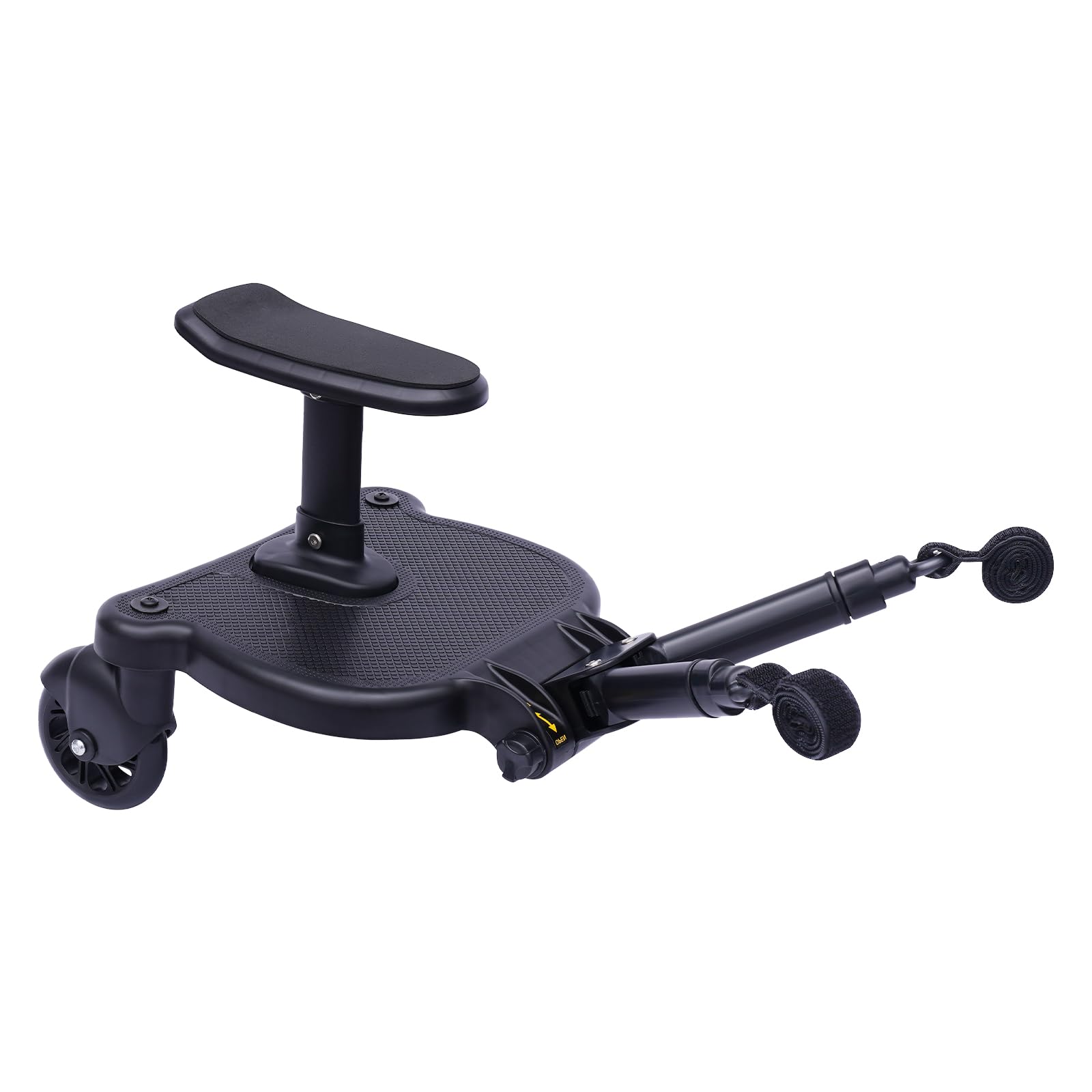 Universal Stroller Board with Detachable Seat, 2 in 1 Stand Stroller Glider Board, Stroller Scooter Standing Attachment for Most Strollers, Including