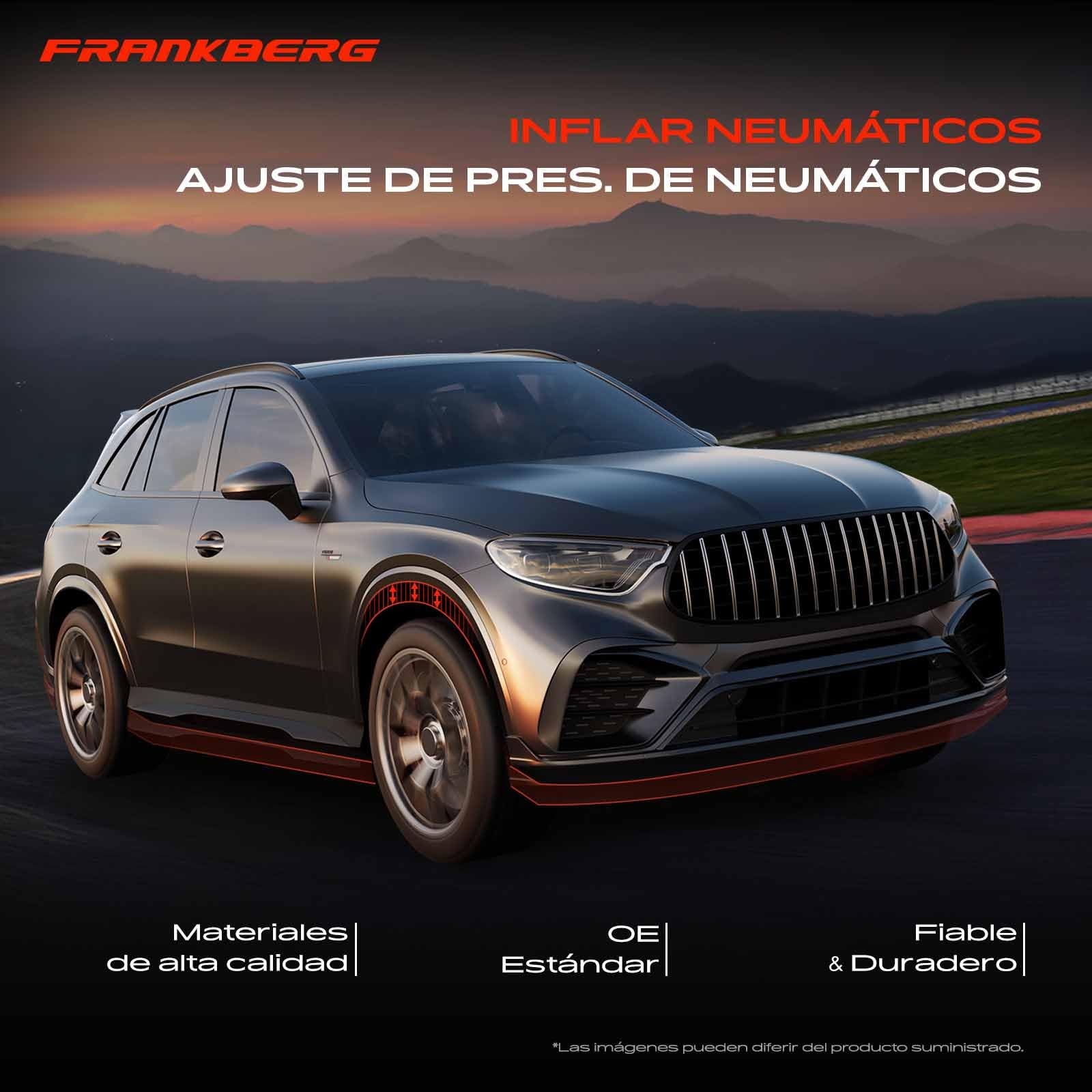 Frankberg Compresor de suspensión neumática Compatible con X5 E70 X6 E71 E72 Replace# 37206859714