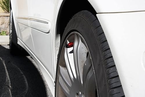 Miniatura 4 de Xotic Tech - Juego de tapas de vástago de válvula de neumático, protección de aire de rueda, juego de tapas atornillables de fácil agarre,