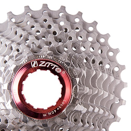 ZTTO 8/9/10/11/12 Speed Road Bike Gravel MTB Cassette-11-25/28/30/34/36/40/42/46/50T Bike Cassette Freewheel Compatible with HG & HGR Freehub (11s-11-28T)