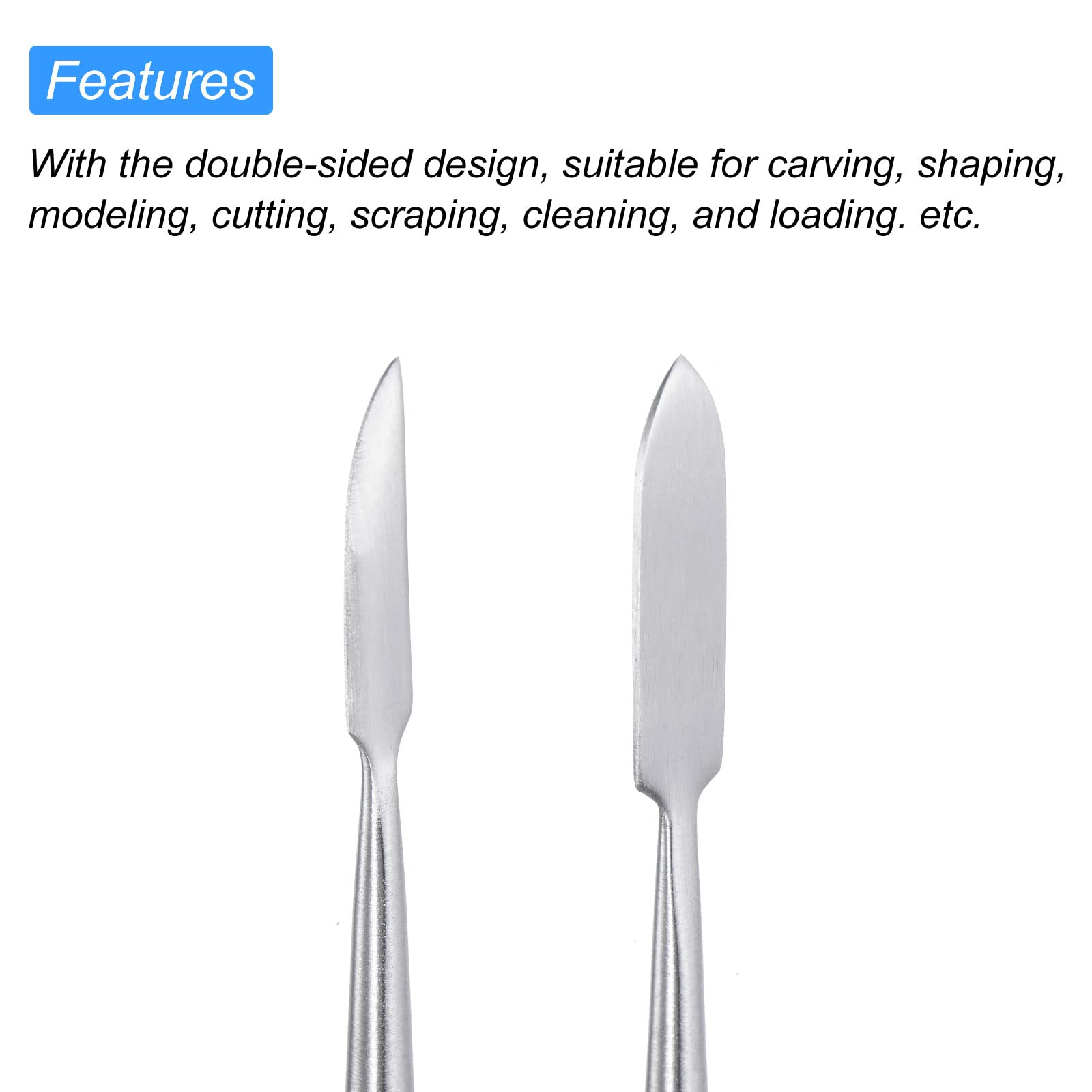 Outil Double Extrémité Sculpture Cire Sourcing Map - Acier Inoxydable Pour Modélisme Poterie Et Façonnage