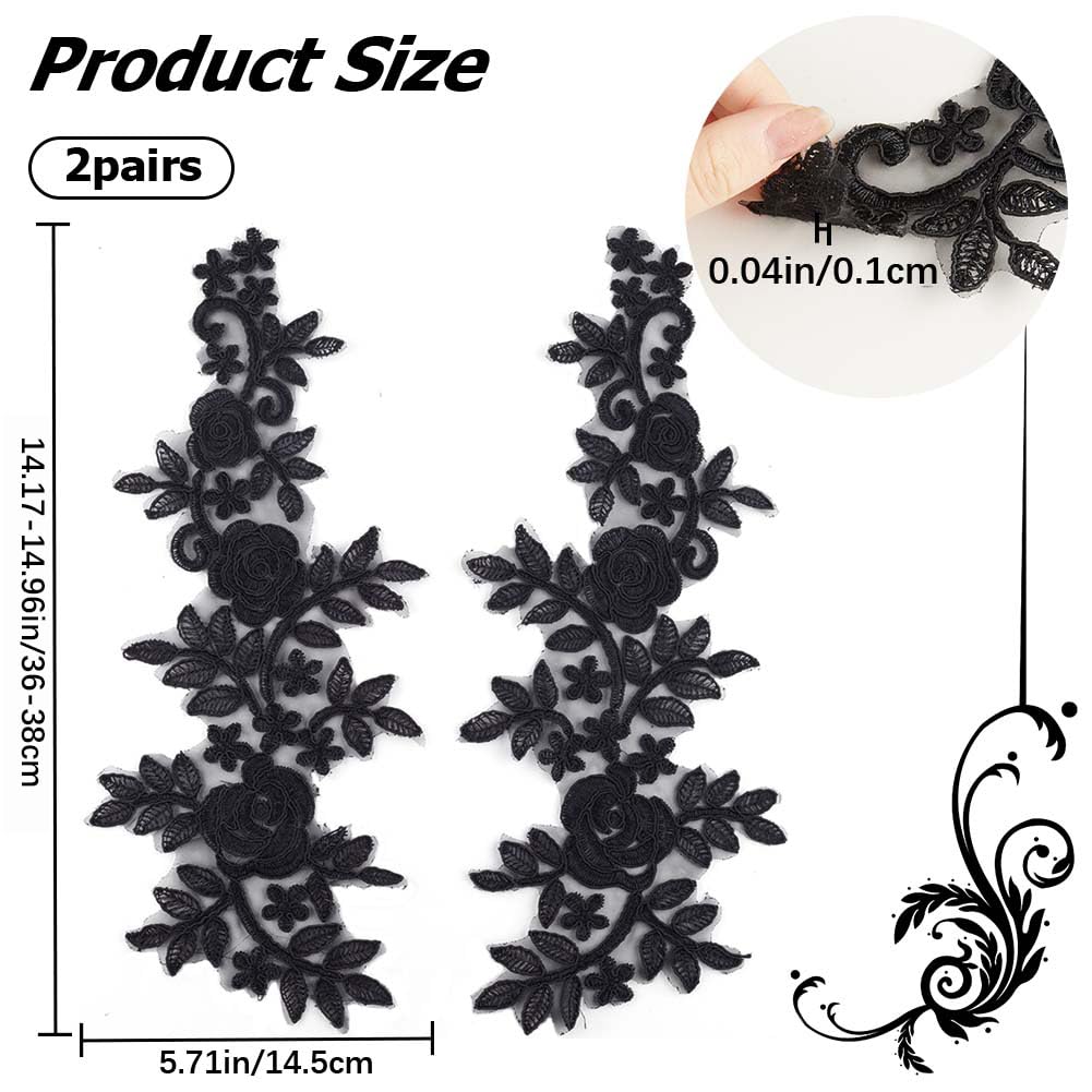 GORGECRAFT 4pcs Patchs Brodés en Dentelle de Vigne Tissu à Coudre Feuilles Vertes Garniture Applique en Dentelle pour Femmes Couture Garniture Robe de Mariée Rideaux Oreillers Chaussures Jeans GORGECRAFT 4pcs Patchs Brodés en Dentelle de Vigne Tissu à Coudre Feuilles Vertes Garniture Applique en Dentelle pour Femmes Couture Garniture Robe de Mariée Rideaux Oreillers Chaussures Jeans