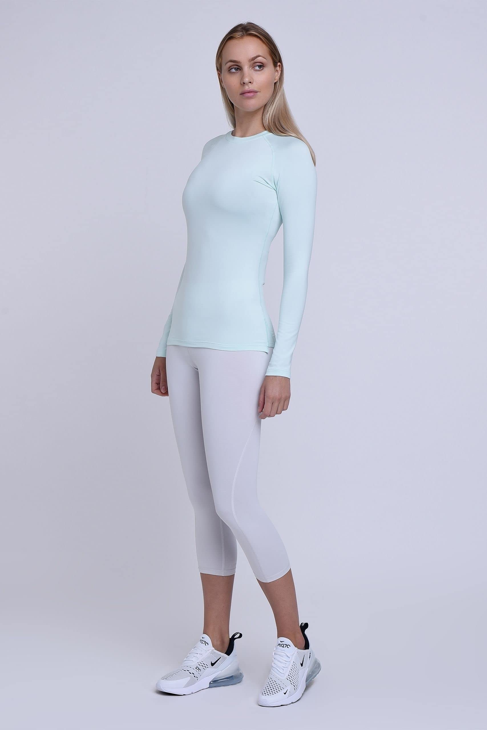 TCA SuperThermal Maglia Termica Donna Manica Lunga - Intimo Termico Donna Invernale - Maglietta Termica Sportiva - Maglie Termiche - Maglia Intima Quickdry - Abbigliamento Termico