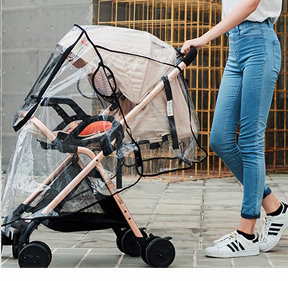 HJQJ Stroller Rain Cover Universal ，Baby Travel Weather Shield ，EVA Weather Shield Waterproof Windproof Dustproof Cover for Stroller. : Baby