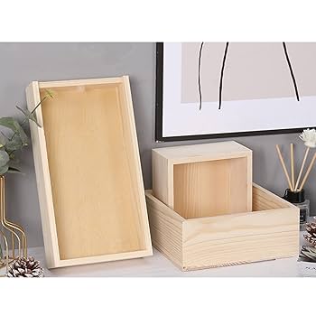 Amazon｜MJKQ9 木箱収納 木製 収納ボックス 収納ボックス 防湿