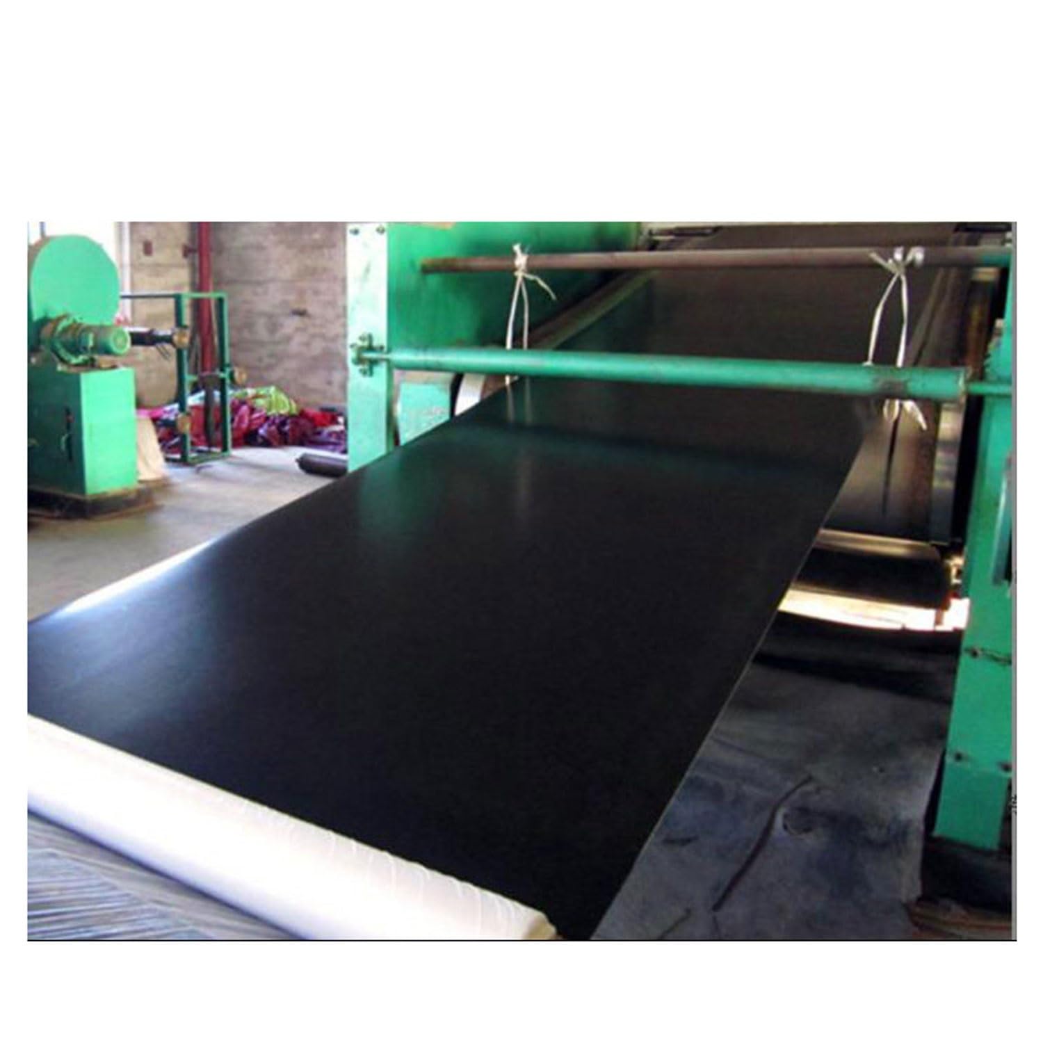 Neopren Gummimaterial 50x50cm Schwarz für Dichtung und Schutz