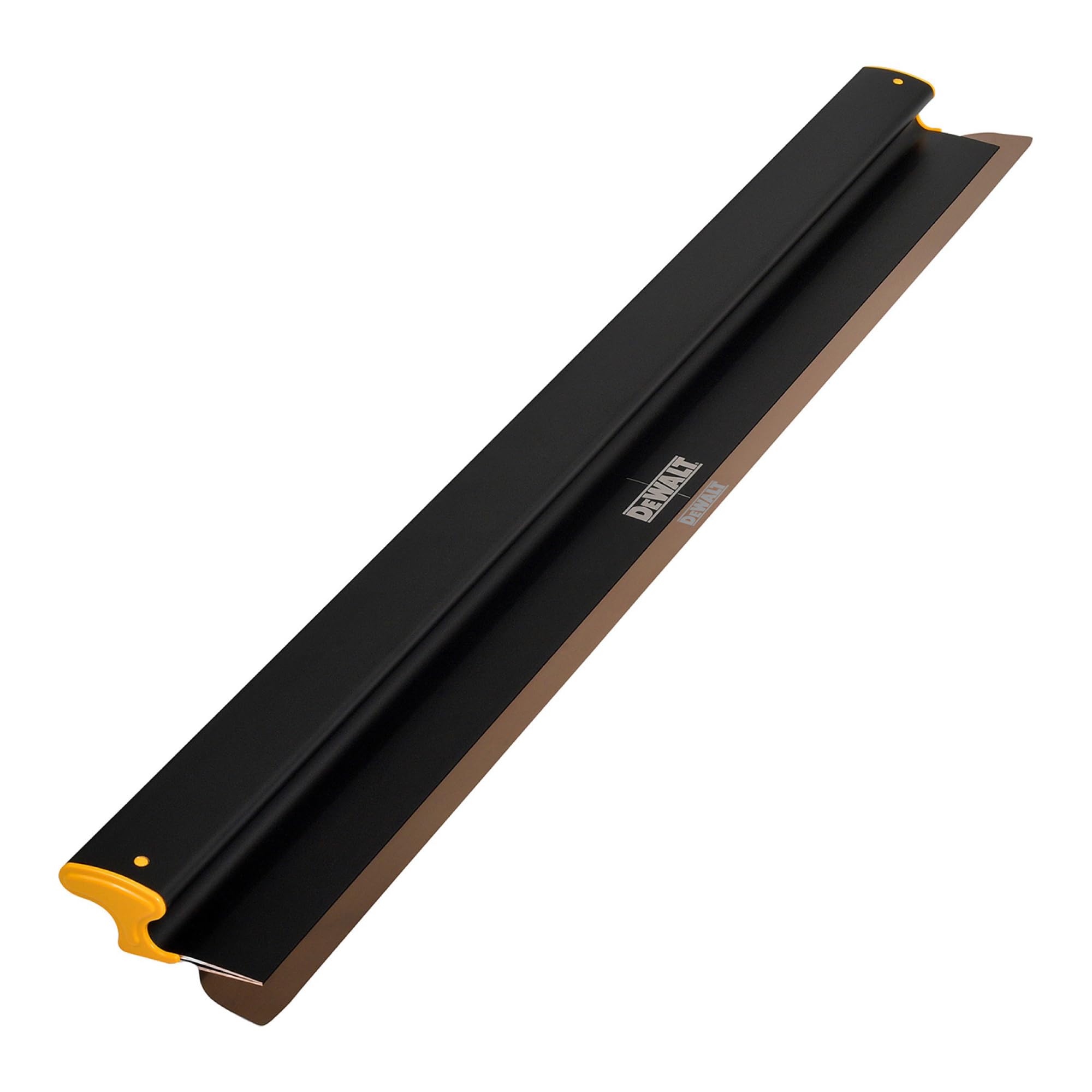 DEWALT Drywall Skimming Blade, 48-Inches | Pro-Grade | Extruded Aluminum & European Stainless Steel Construction | High-Impact End Caps | Sheetrock Gyprock Wall-Board Plasterboard | DXTT-2-948