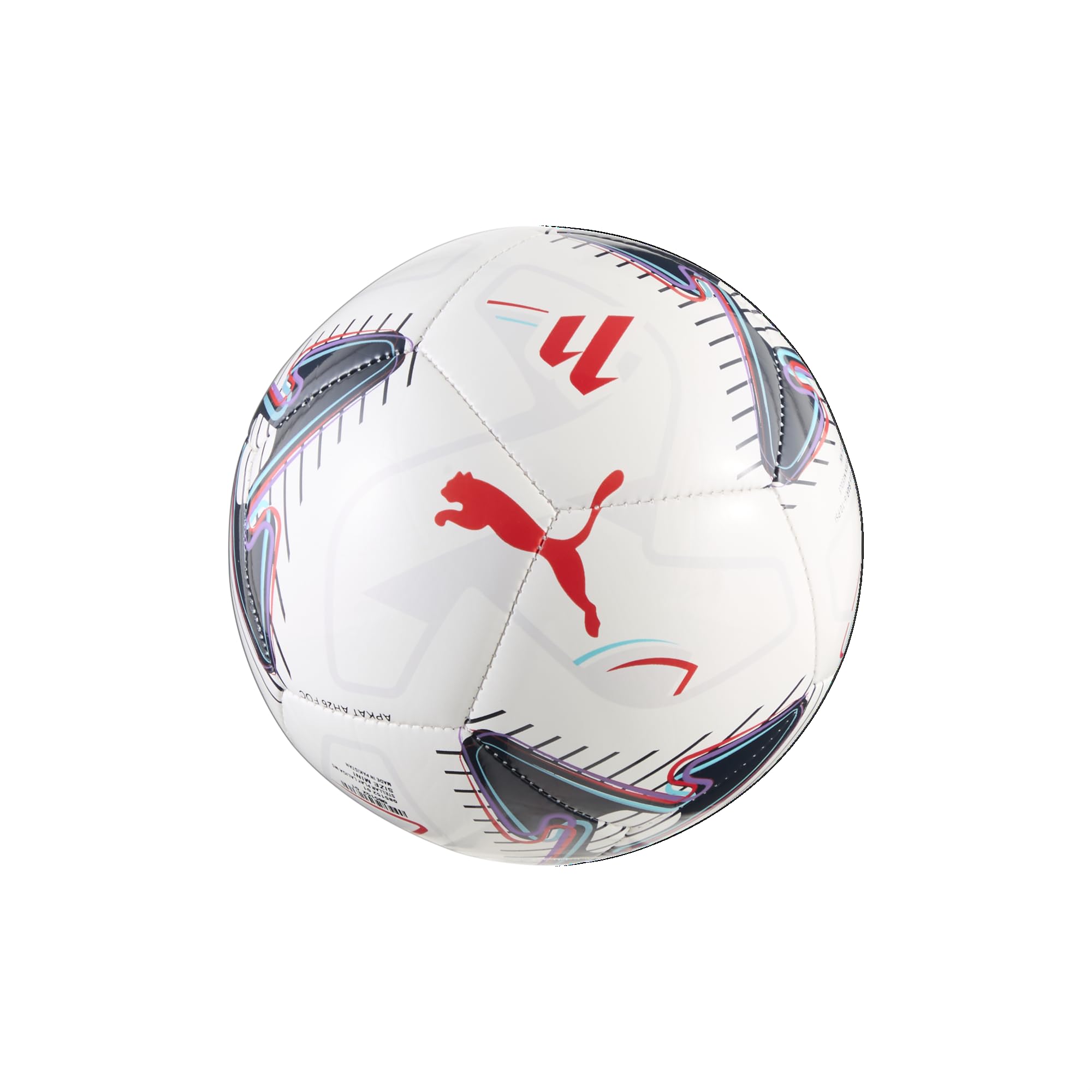 Puma Sellar LALiga Unisex Fußball, Weiß/Mehrfarbig AH26, Mediumini Stellar Laliga Mini