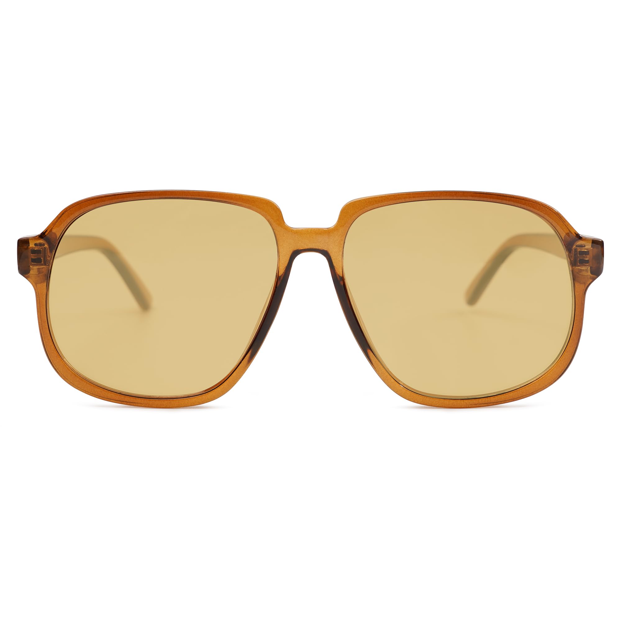 Retro Vintage Square Polarized Sunglasses for Women Men 70s 80s Oversized Shades SJ2272