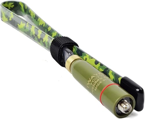 TWAYRDIO Antena táctica plegable de doble banda VHF UHF de 144430MHz 6.6 ft 27.6 in SMA hembra de radios bidireccionales 15.3 pulgadas para radios