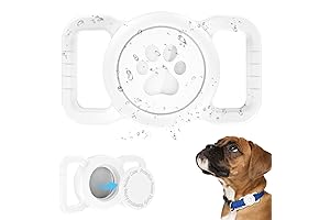 Feeyar AirTag Dog Collar Holder: Safeguard Your Furry Friend's Location