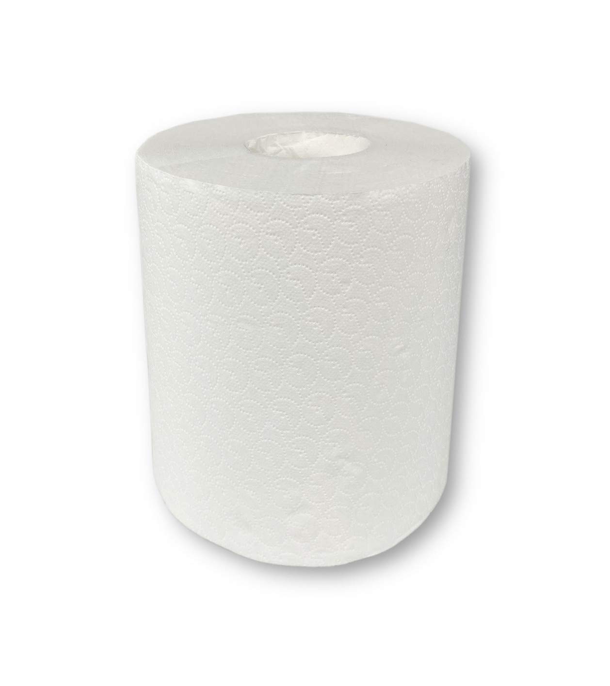 Bobina Secamanos Celulosa Virgen 2 Capas Laminado 90 Metros 6 Rollos