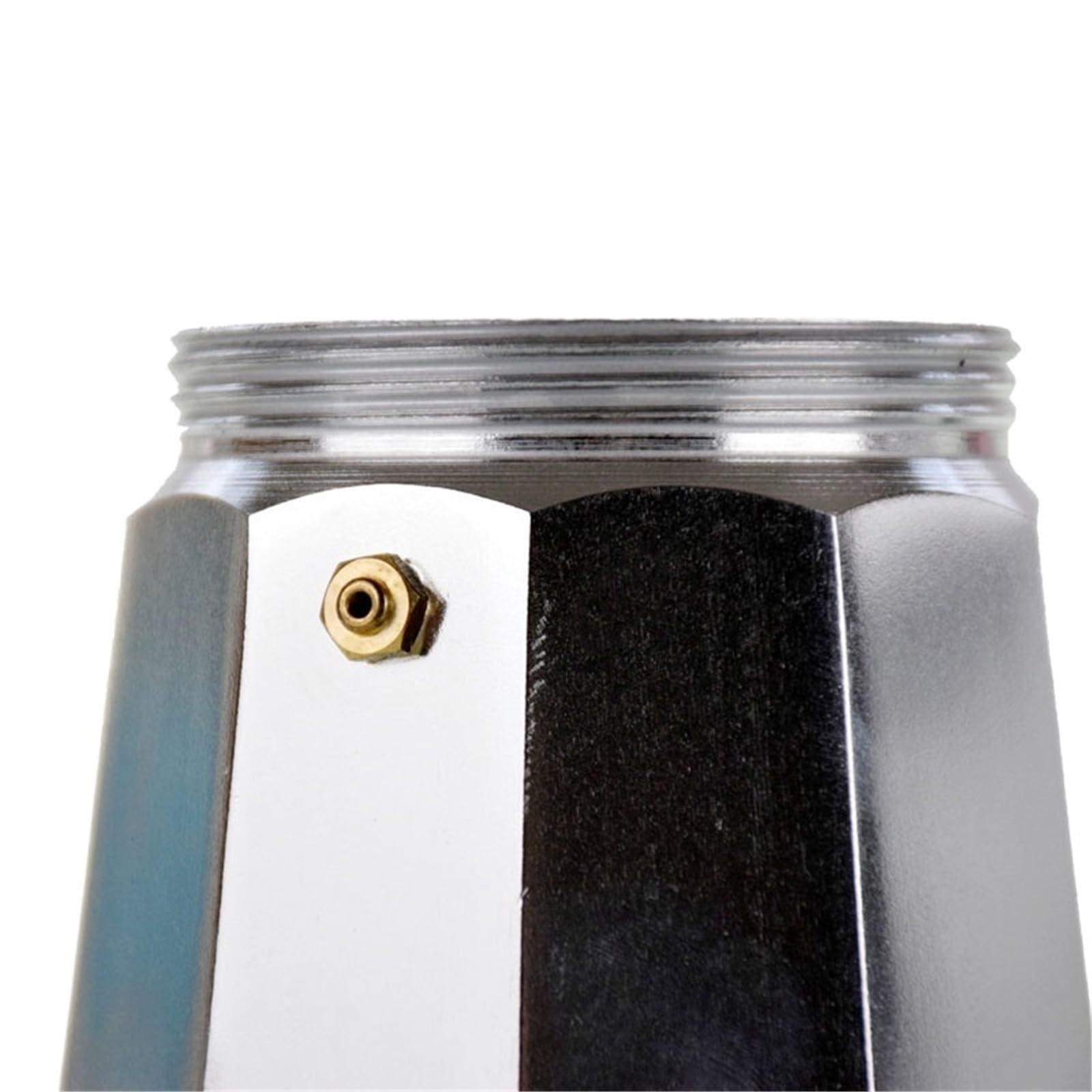 Cafetera Moka de aluminio auténtica para el hogar al aire libre, cafetera de aluminio Moka