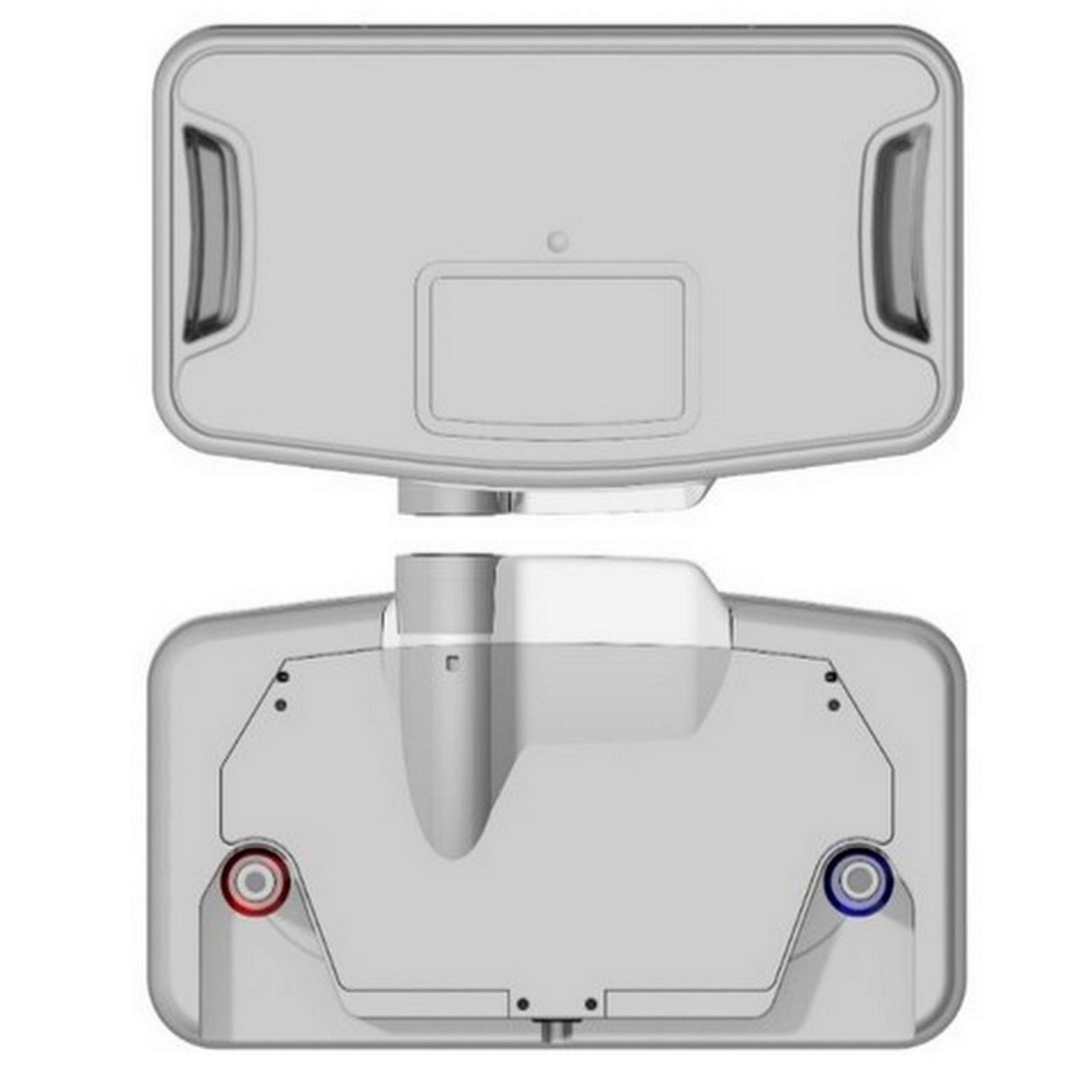 elektrischer wandhängender Warmwasserspeicher Boiler mit verschleißfreiem Keramikheizstab - 2-Kammer-System - sehr flach Gehäusetiefe NUR 300mm in den Größen 80 L Liter 2 kW 230 Volt