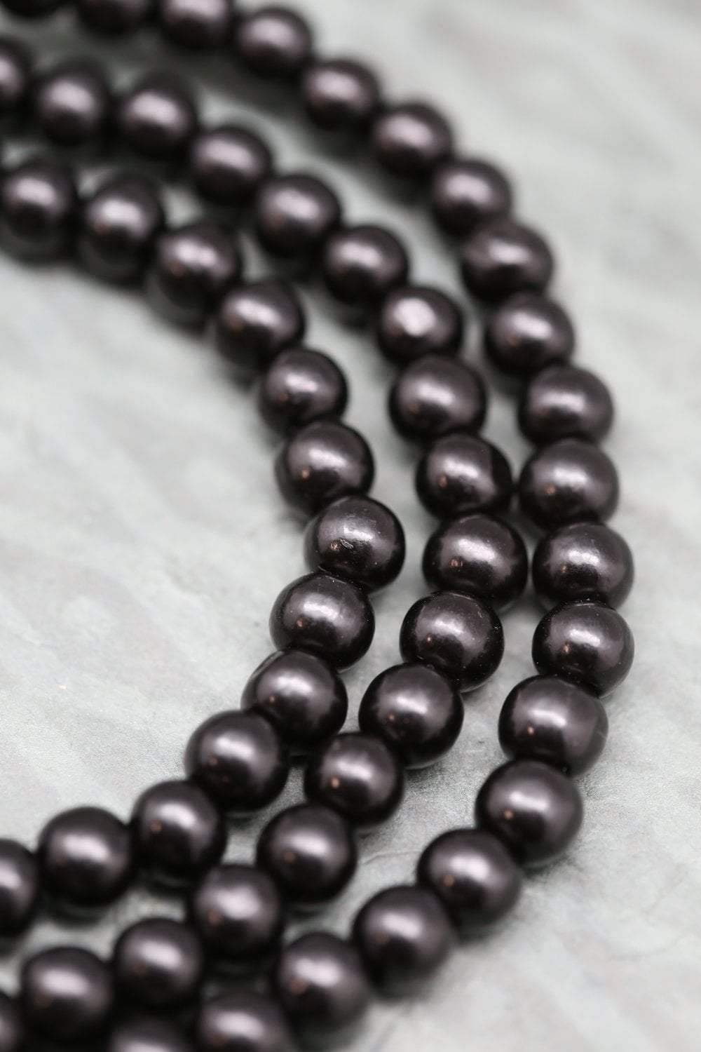 RDK SON'S Eye Catching Handmade Black Processed Sandalwood Japa Malaai| Black Wood Prayer Rosary | 108 Prayer Beads |Fragrant Sandalwood Tassel Wooden Maaa |Yoga (Kali Mala) 1