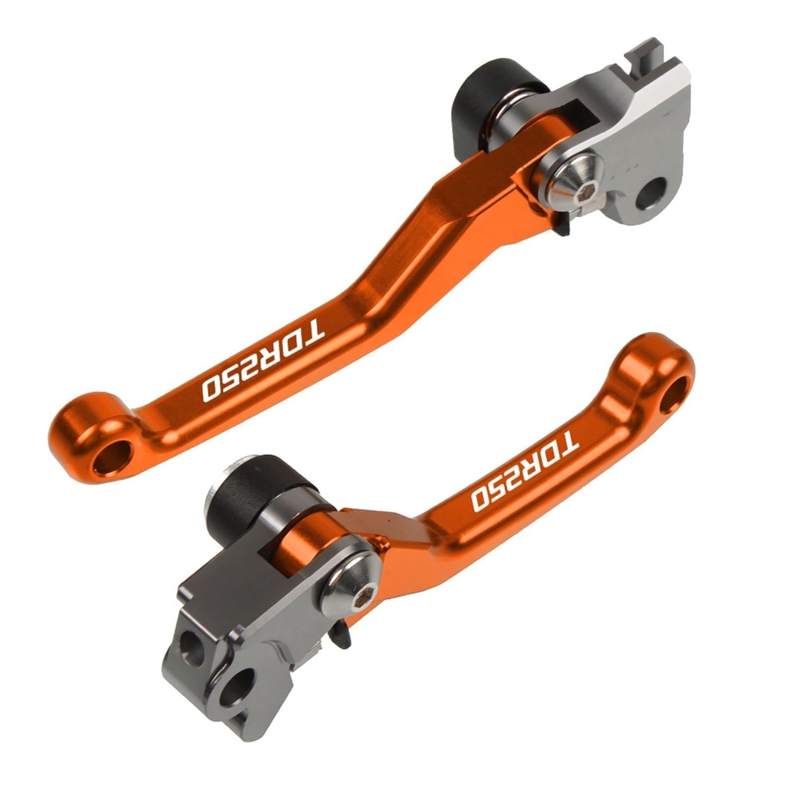 VTAIEX Motorbike Accessories for Y-AMAHA TDR250 TDR 250 1988 1989 1990 Motorcycle Aluminum Pivot Brake Clutch Handle Levers Motocross Dirt Bike Lever(Orange)