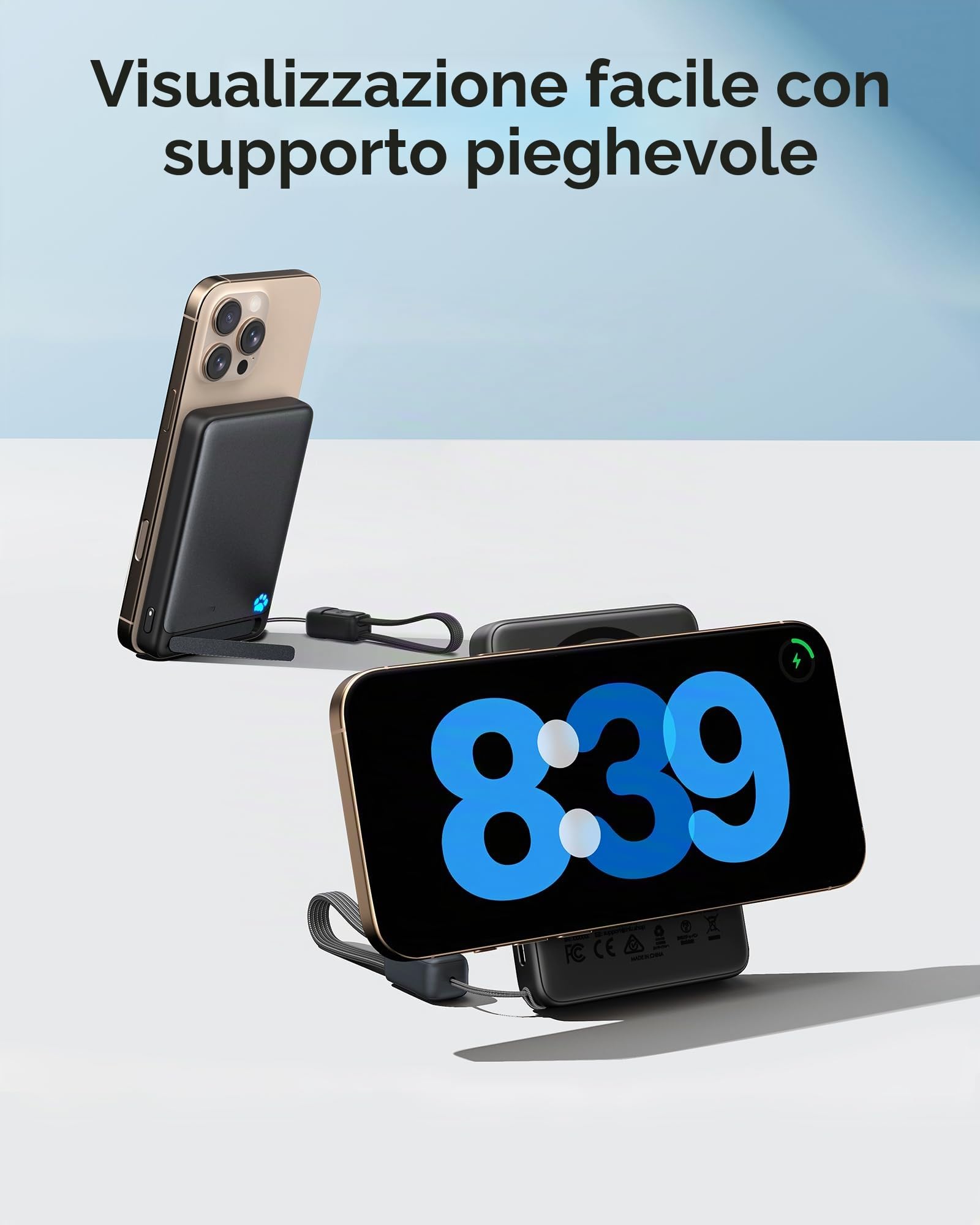 INIU Qi2-Certificato 45W Magnetic Power Bank, 10000 mAh Power Bank con Ultrasottile, Powerbank Magnetico Compatibile Solo con 16 15 14 13 12 Pro Max Plus iPad Pro etc, Viola