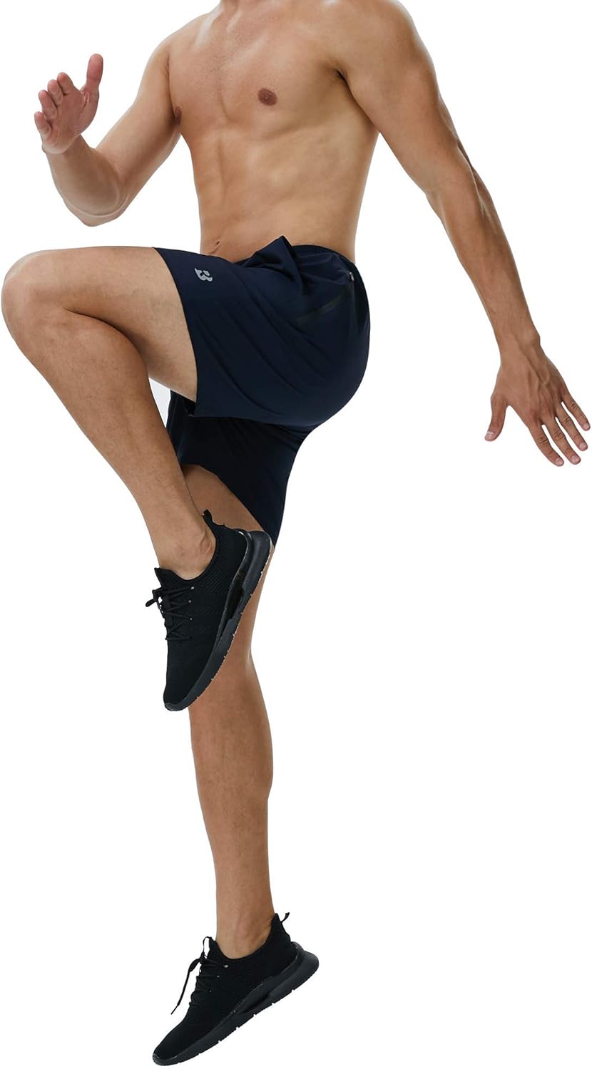 Roadbox Men's 5 Inch Running Athletic Quick Dry Shorts with Pockets for Workout Gym Exercise - Image 3