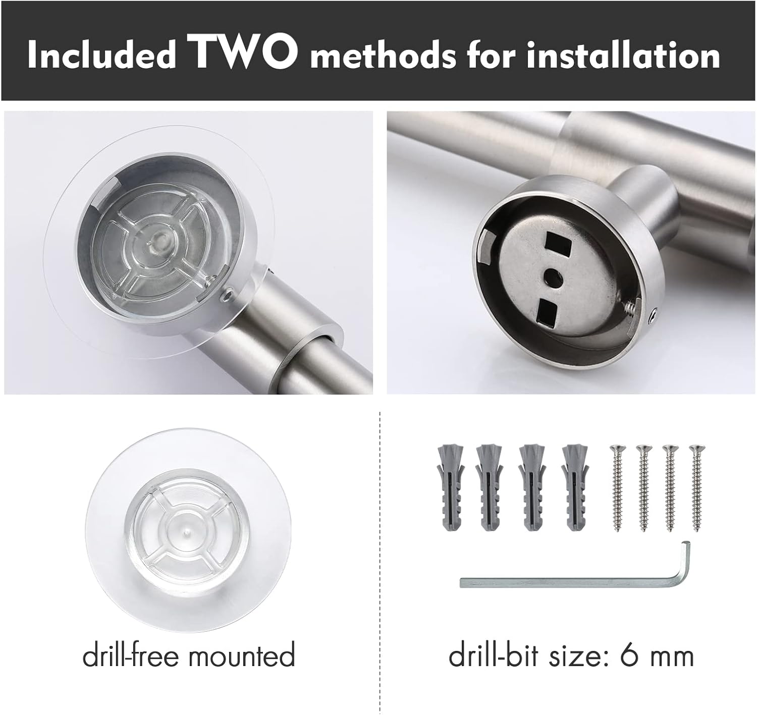 30-Inch Stainless Steel Adjustable Shower Slide Bar