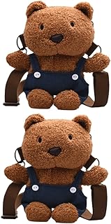 2 Pçs Bolsa De Ombro De Urso Bolsa De Mão Fofa Bolsa De Mão Bolsa De Mão Bolsa De Mão Bolsa De Mão Feminina Bolsa De Corrente De Pelúcia Bolsa De Ombro Fofa Bolsa De Ombro Peluda