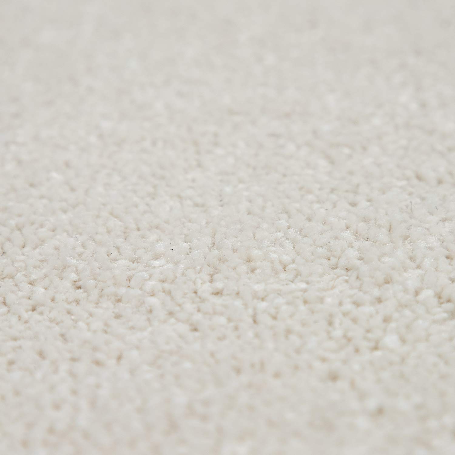 Paco Home Tapis pour Salon Uni Poils Ras Sobre Et Moderne, Crème, Dimension:120x170 cm