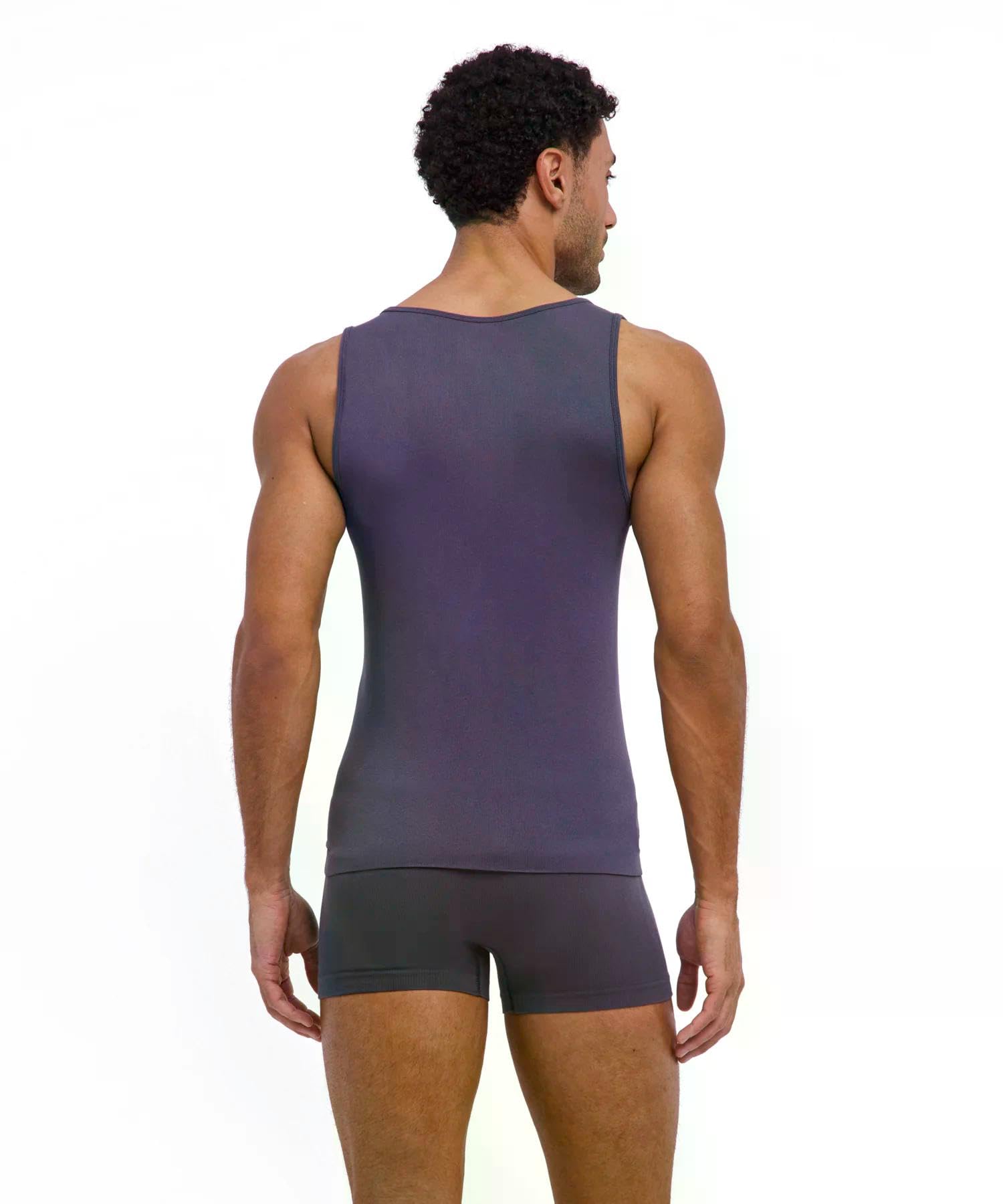 Falke Daily Seamless M S/L Sh Modal Nahtlos Intimo, Grigio Carbonio 3596, XL Uomo
