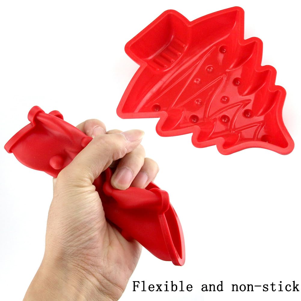 Moulle Barre Silicone, 2 Pièces Moulle Silicone Rectangulaire Patisserie Moule Cake En Silicone