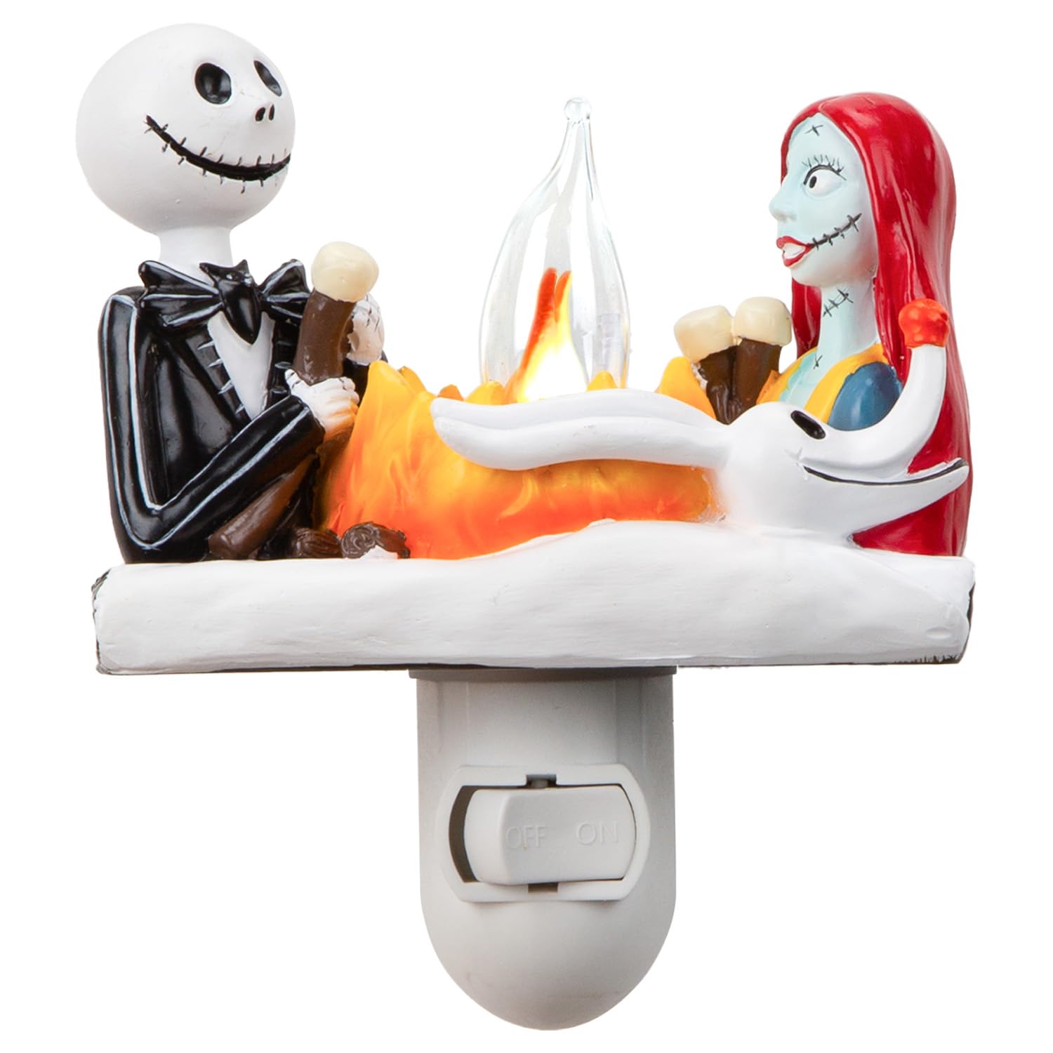 2024 Christmas Night Light,3D Christmas Night Light Plug in Decorations,Christmas Eve Campfire Flickering Night Light Indoor Figurine Lamps,Christmas Gift for Kids Adult