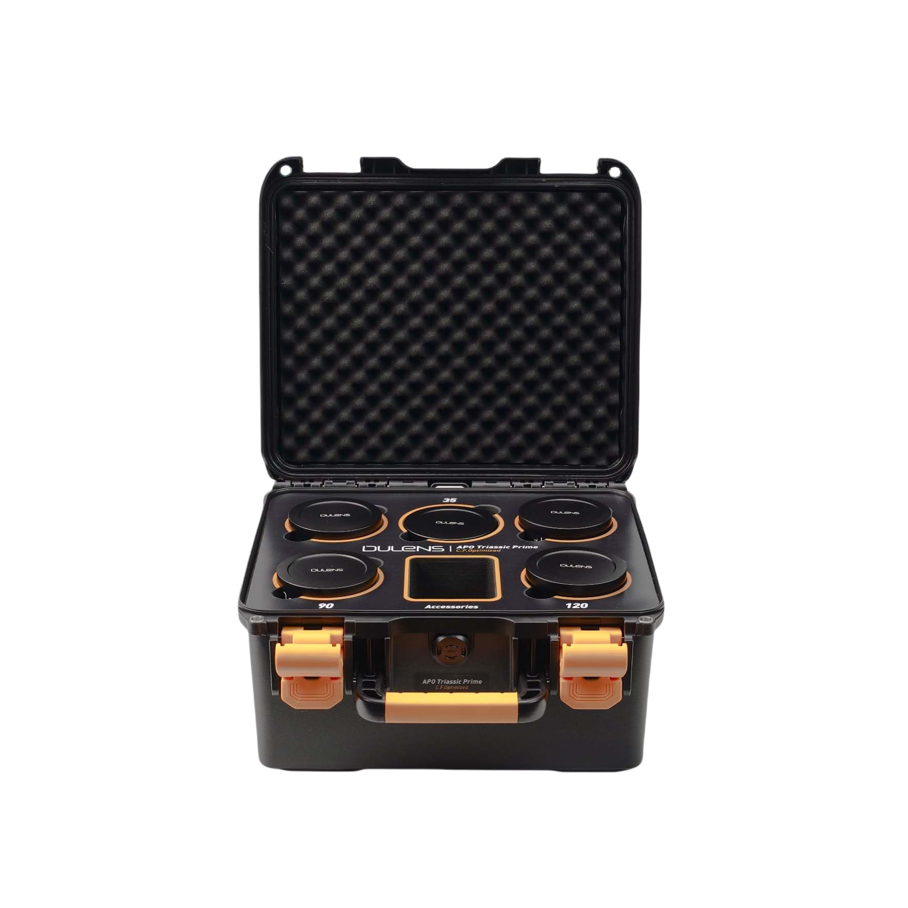 DULENS 5L Triassic Plastic Safety Case - Custodia rigida impermeabile con 5+1 slot per lenti