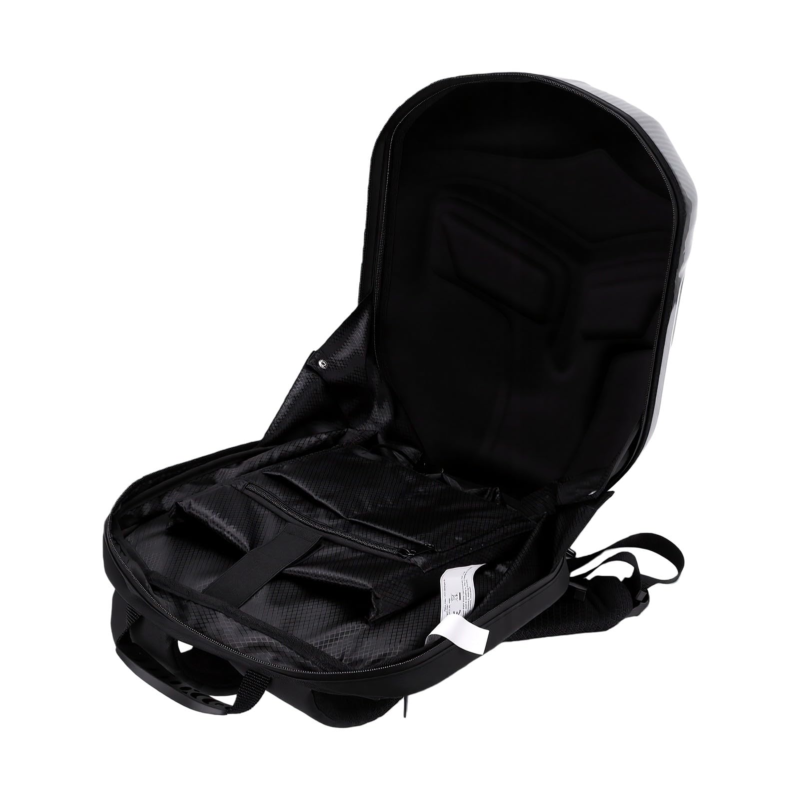SEAFRONT Zaini Moto per Uomo, Zaino LED Intelligente Controllato da App, Display Programmabile, Guscio Rigido, Borsa per Laptop con Strisce Riflettenti per Ciclismo, Viaggio e Outdoor