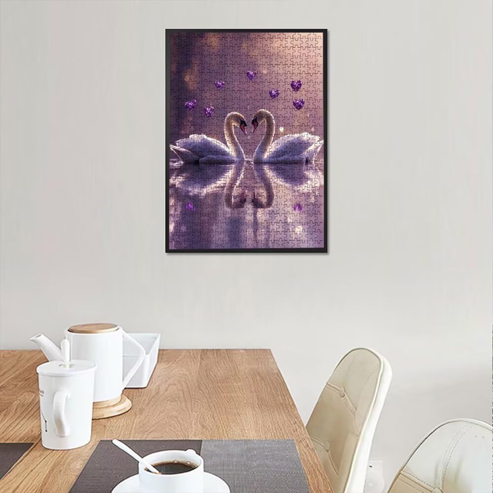 Puzzle 4000 Pezzi, Cigno Amore 3D Puzzle per Adulti Impegnativo, Educa Puzzles Artistico, Divertente E Stimolante Puzzles Decorativo per La Famiglia, Regalo e Decorazione Pareti DX0YL6-886