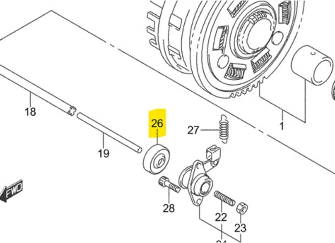 Suzuki OEM Clutch Push Rod Seal GSXR750 1000 600 GS500