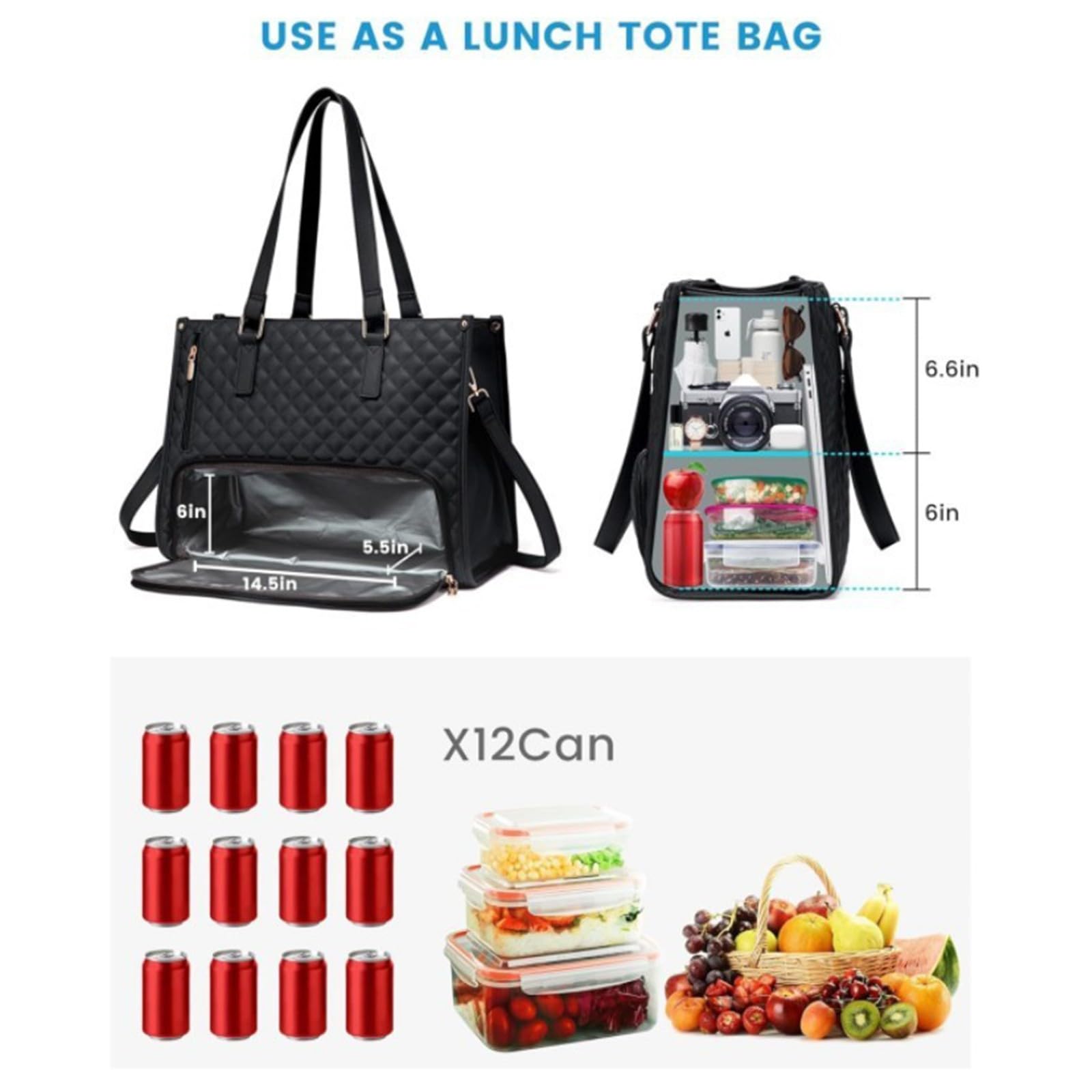 Borsa termica multifunzionale da 5,1 cm