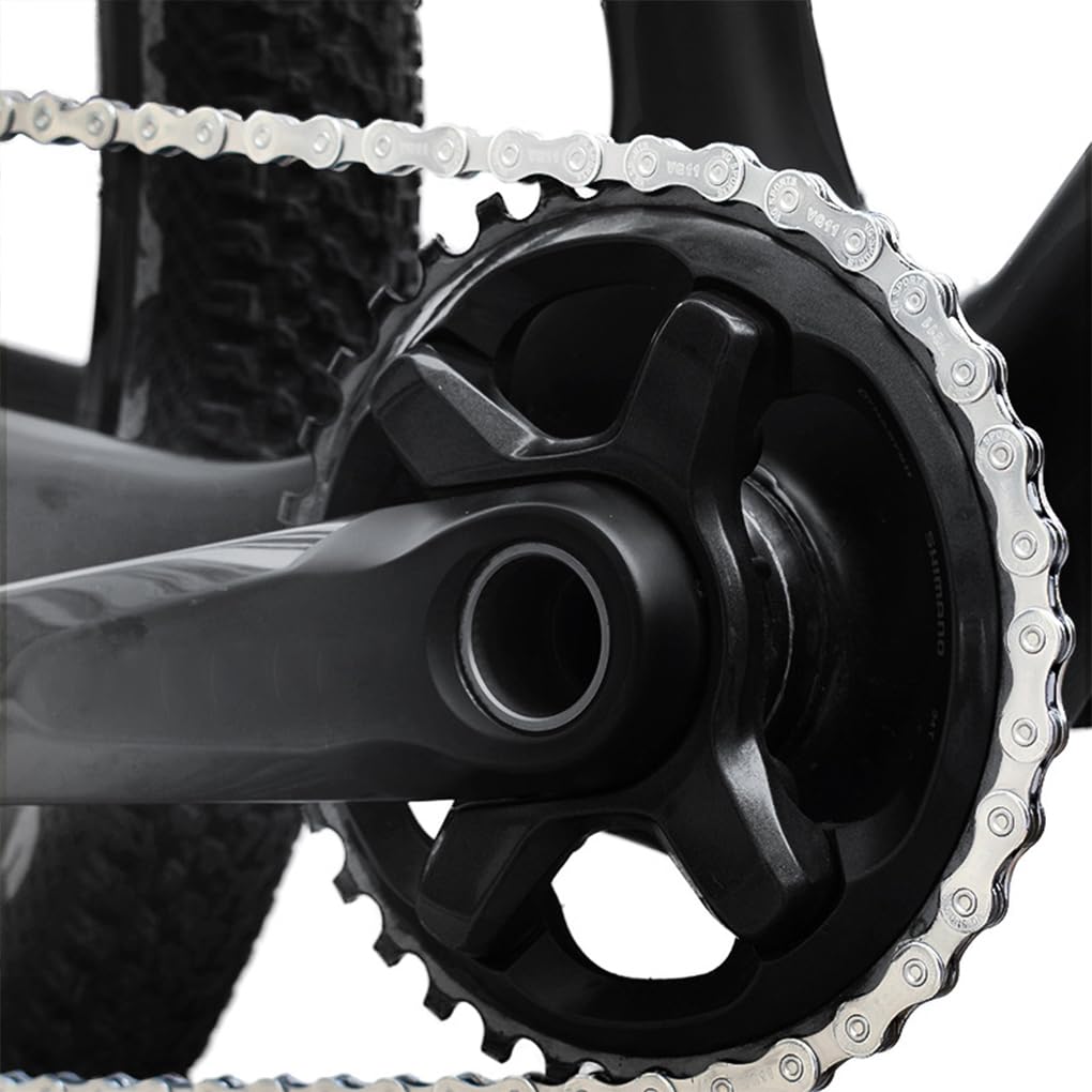 3 Set di Catena per bici facile da installare per mountain bike e bici da strada Catene per mountain bike robuste e durevoli in acciaio al carbonio, eleganti e colorate a 9 velocità